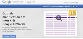 Planificateur de mots clés Google