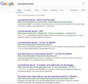 Mot clé générique et non localisé