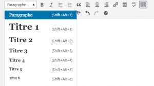 Optimisation des balises titres H1, H2