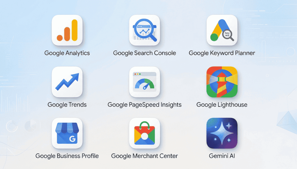 Outils SEO Google : 12 outils gratuits pour le référencement naturel