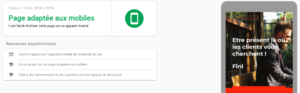 Audit optimisation mobile