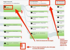 analyse comportement des visiteurs SEO Flux Google analytics