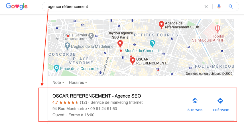 référencement local