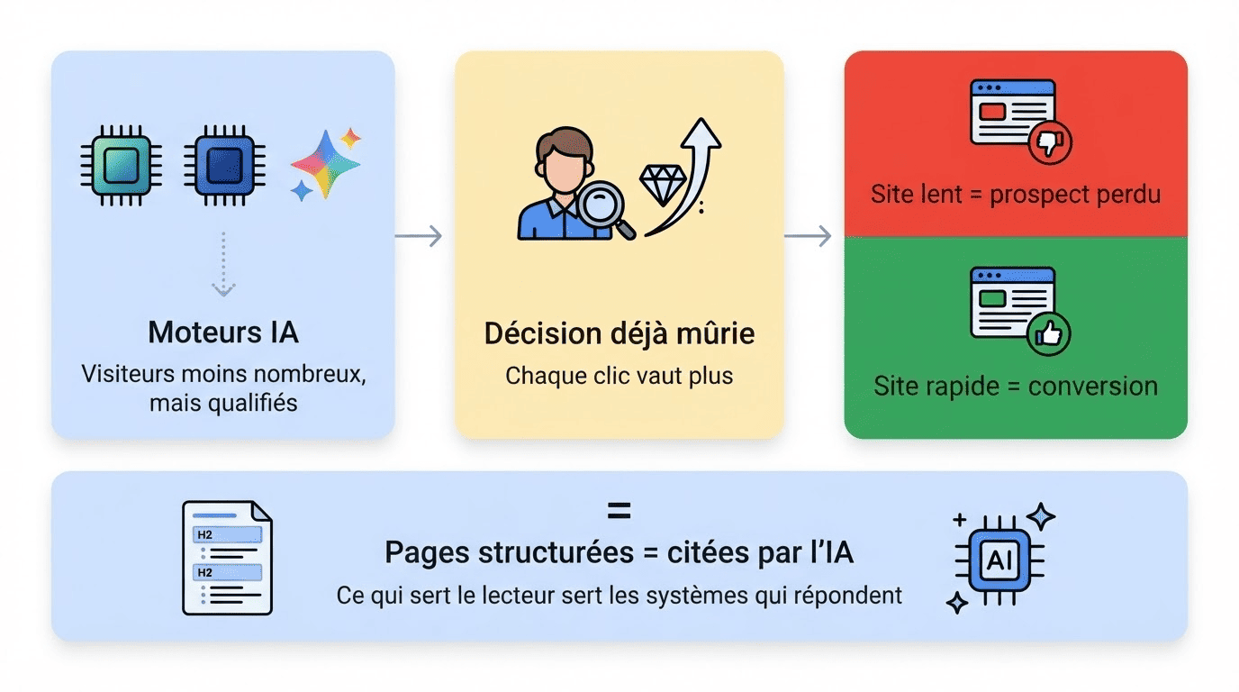 moteur IA et UX