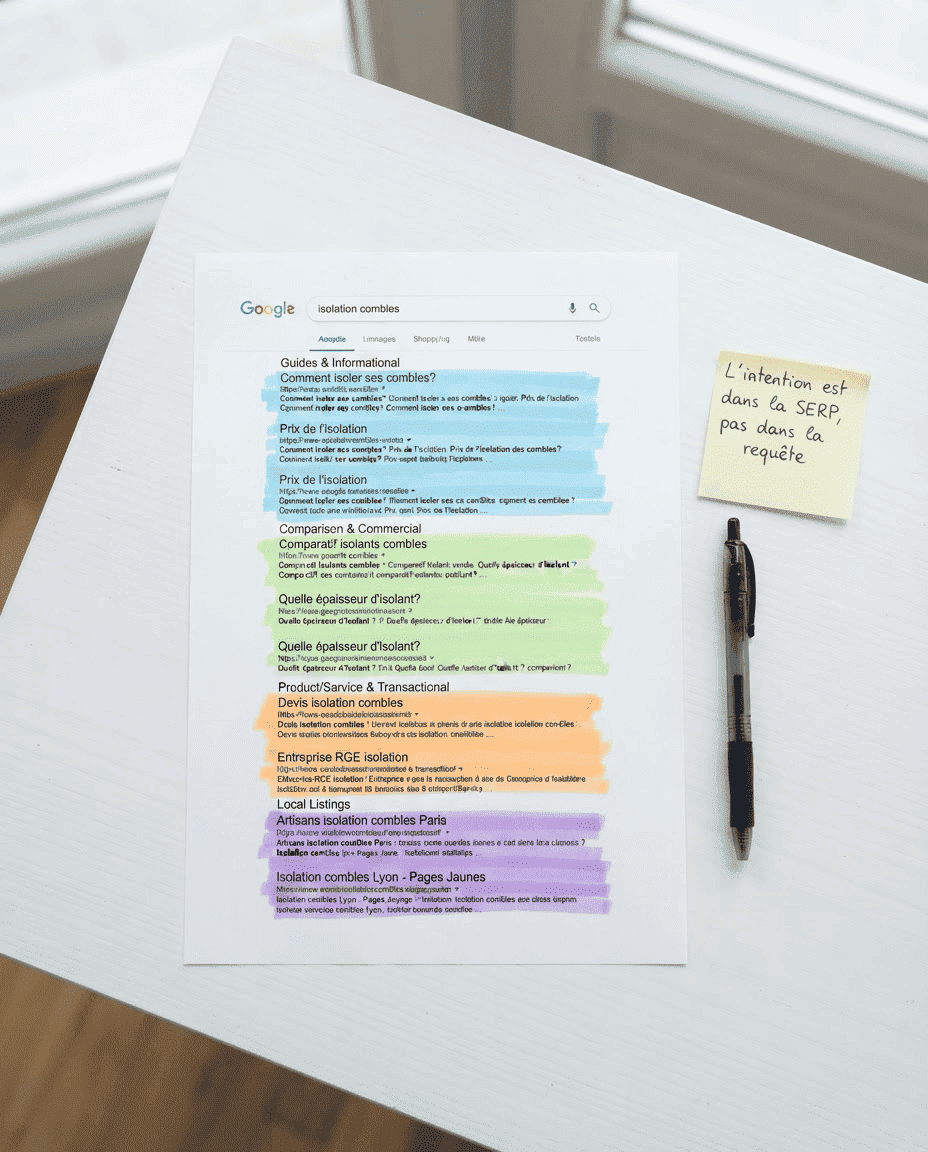 intention de recherche en referencement