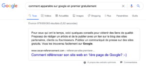 position 0 SERP Google