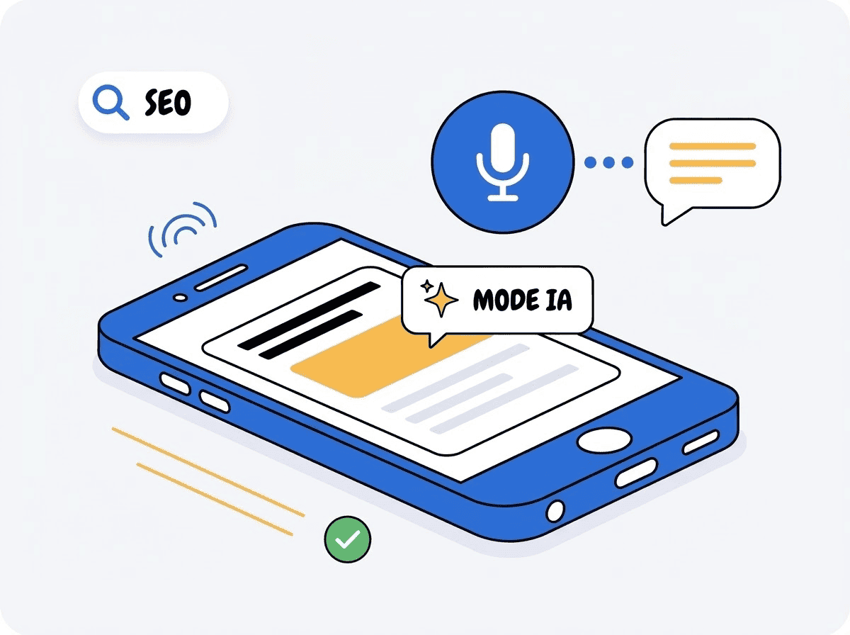 referencement vocal SEO mode IA
