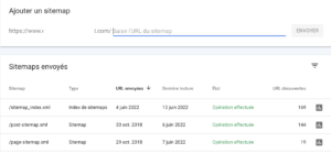 sitemap search console