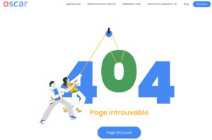 landing page erreur 404