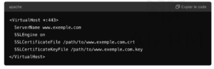 SNI serveur Apache