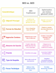 SEO vs GEO