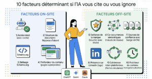 10 facteurs qui déterminent si une IA vous cite ou vous ignore